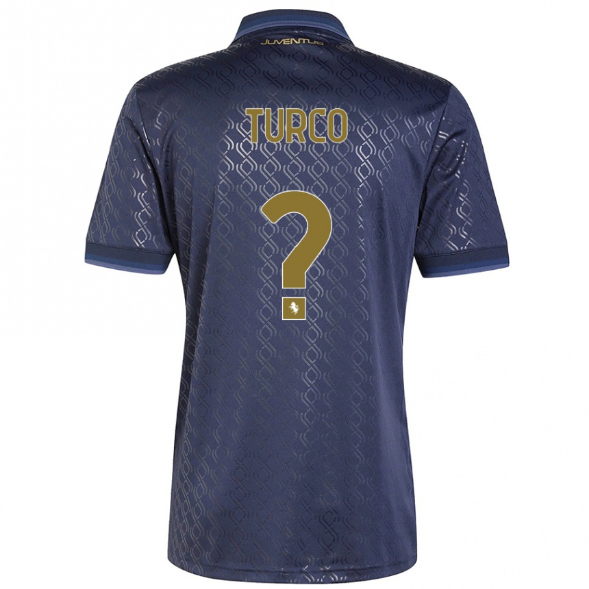 Vyrai Stefano Turco #0 Tamsiai Mėlyna Trečias Marškinėliai 2024/25 T-Shirt