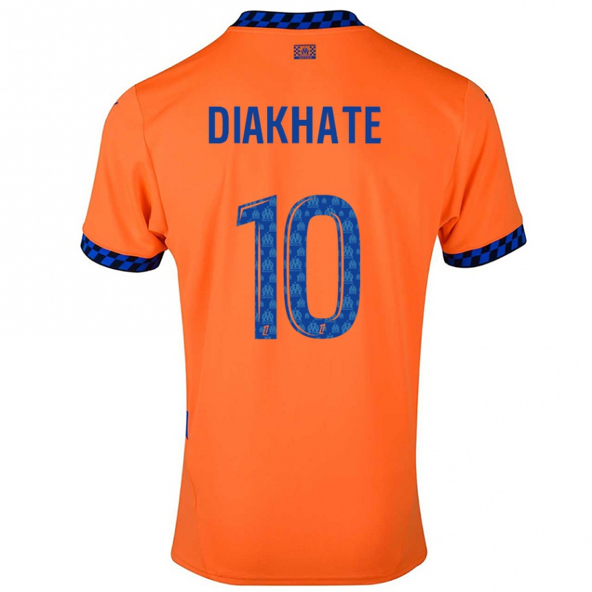 Vyrai Ndeye Awa Diakhaté #10 Oranžinė Tamsiai Mėlyna Trečias Marškinėliai 2024/25 T-Shirt