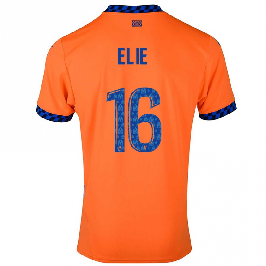 Vyrai Anaïs Elie #16 Oranžinė Tamsiai Mėlyna Trečias Marškinėliai 2024/25 T-Shirt