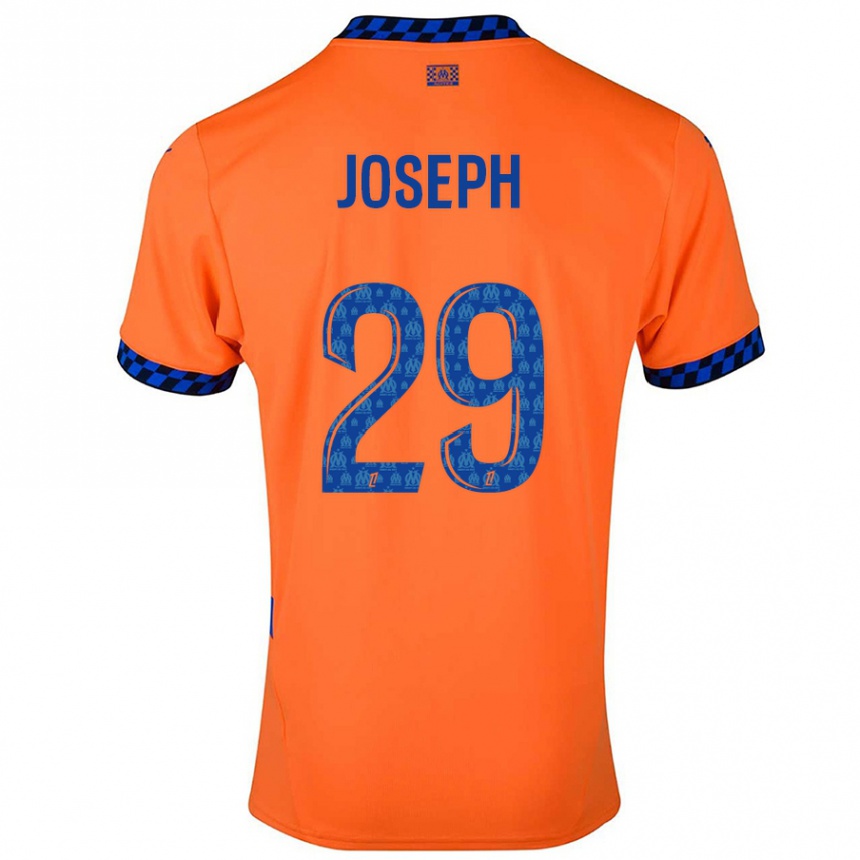 Vyrai Darlina Joseph #29 Oranžinė Tamsiai Mėlyna Trečias Marškinėliai 2024/25 T-Shirt