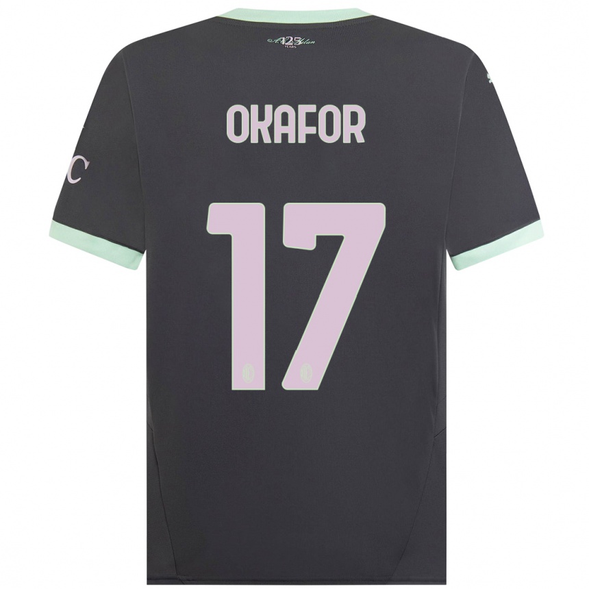 Vyrai Noah Okafor #17 Pilka Trečias Marškinėliai 2024/25 T-Shirt