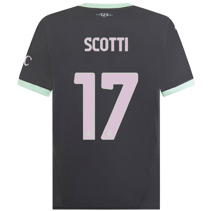 Vyrai Filippo Scotti #17 Pilka Trečias Marškinėliai 2024/25 T-Shirt