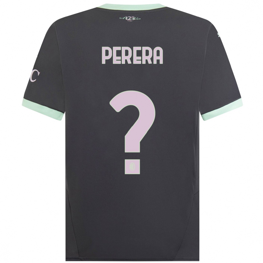 Vyrai Nirash Raffaello Perera #0 Pilka Trečias Marškinėliai 2024/25 T-Shirt