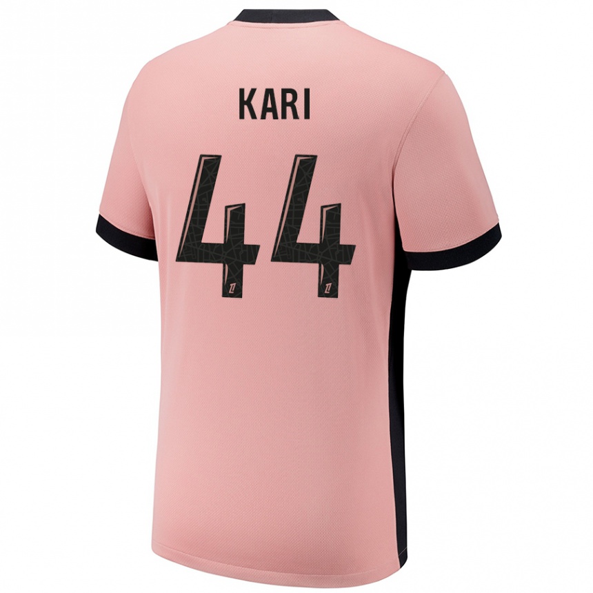 Vyrai Ayman Kari #44 Rūdžių Rožinė Trečias Marškinėliai 2024/25 T-Shirt