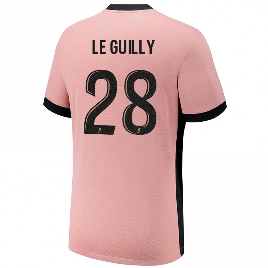 Vyrai Jade Le Guilly #28 Rūdžių Rožinė Trečias Marškinėliai 2024/25 T-Shirt