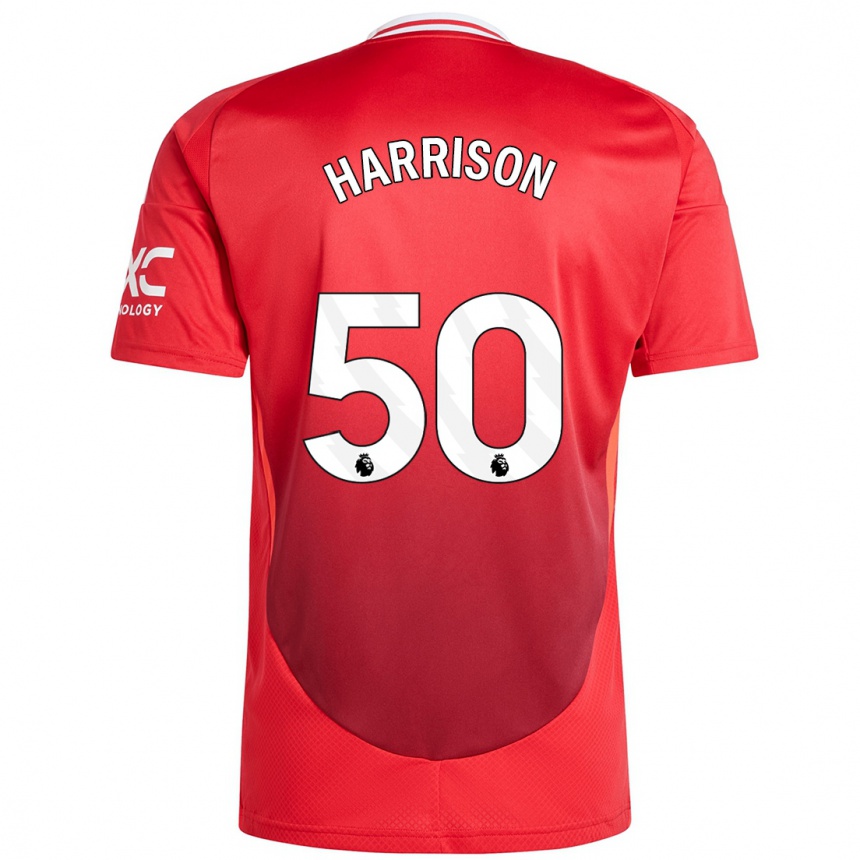 Moteriškas Elyh Harrison #50 Ryškiai Raudona Namų Marškinėliai 2024/25 T-Shirt