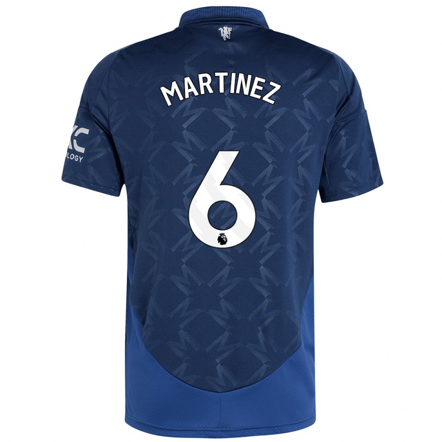 Moteriškas Lisandro Martinez #6 Indigo Išvykos Marškinėliai 2024/25 T-Shirt