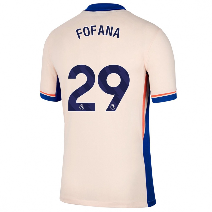 Moteriškas Wesley Fofana #29 Šviesiai Smėlio Spalvos Išvykos Marškinėliai 2024/25 T-Shirt