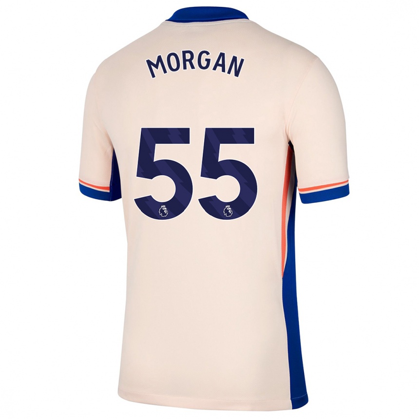 Moteriškas Jimmy-Jay Morgan #55 Šviesiai Smėlio Spalvos Išvykos Marškinėliai 2024/25 T-Shirt