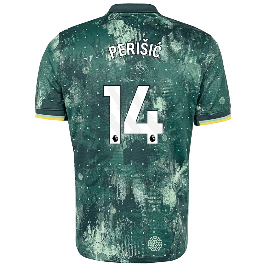 Moteriškas Ivan Perisic #14 Mėtų Žalia Trečias Marškinėliai 2024/25 T-Shirt