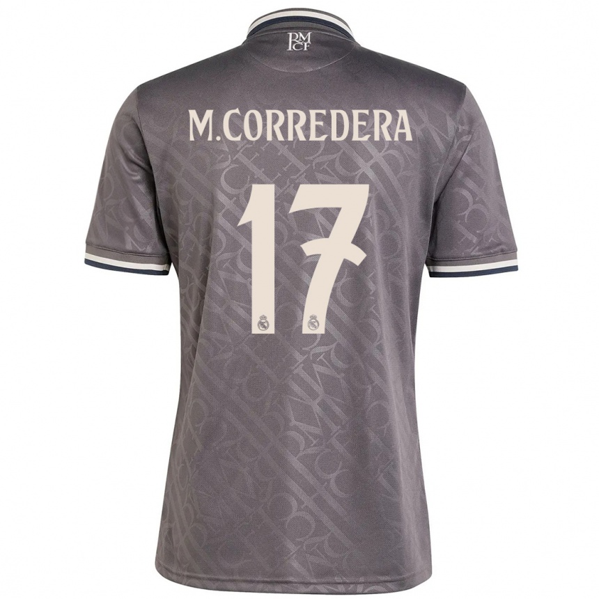 Moteriškas Marta Corredera #17 Anglis Trečias Marškinėliai 2024/25 T-Shirt