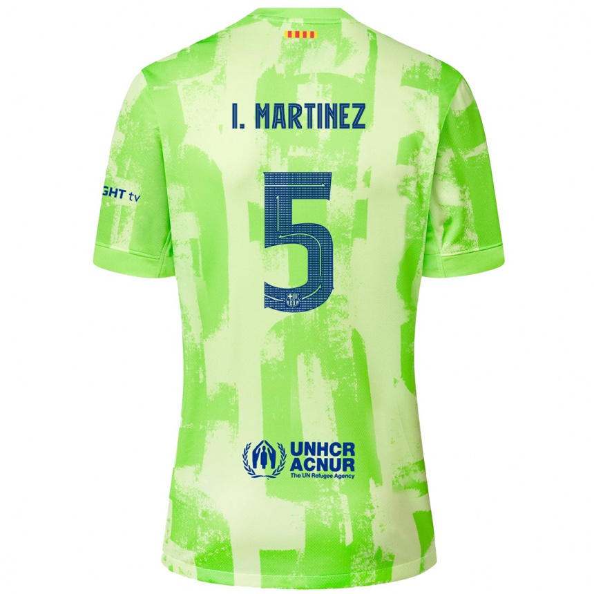 Moteriškas Iñigo Martínez #5 Kalkių Trečias Marškinėliai 2024/25 T-Shirt