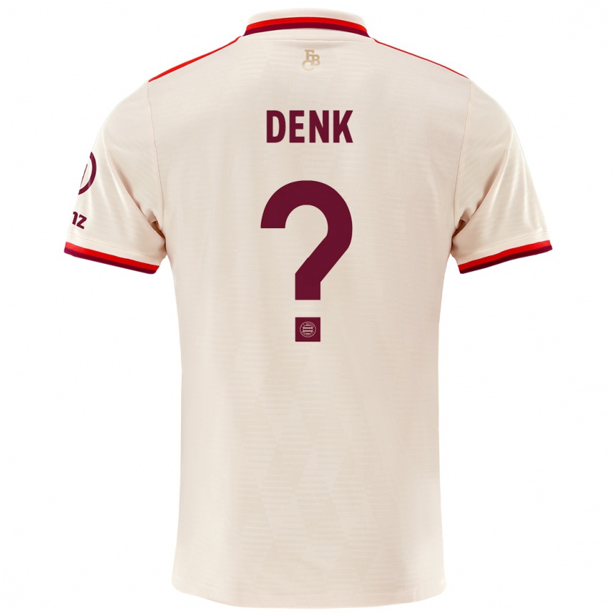 Moteriškas Luca Denk #0 Linai Trečias Marškinėliai 2024/25 T-Shirt