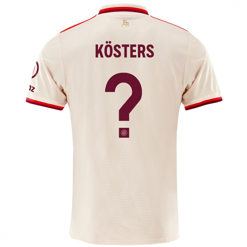 Moteriškas Matthias Kösters #0 Linai Trečias Marškinėliai 2024/25 T-Shirt