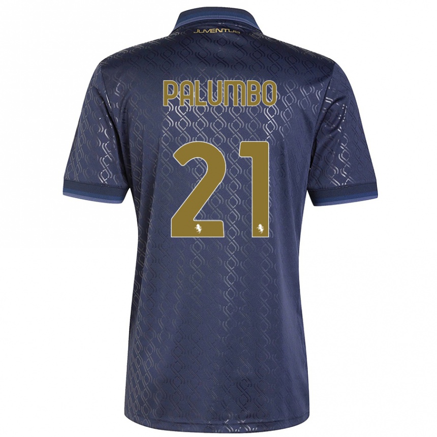 Moteriškas Martin Palumbo #21 Tamsiai Mėlyna Trečias Marškinėliai 2024/25 T-Shirt