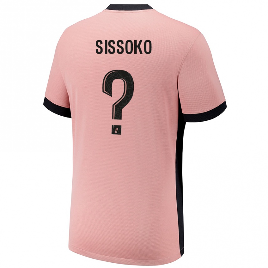 Moteriškas Nassiama Sissoko #0 Rūdžių Rožinė Trečias Marškinėliai 2024/25 T-Shirt