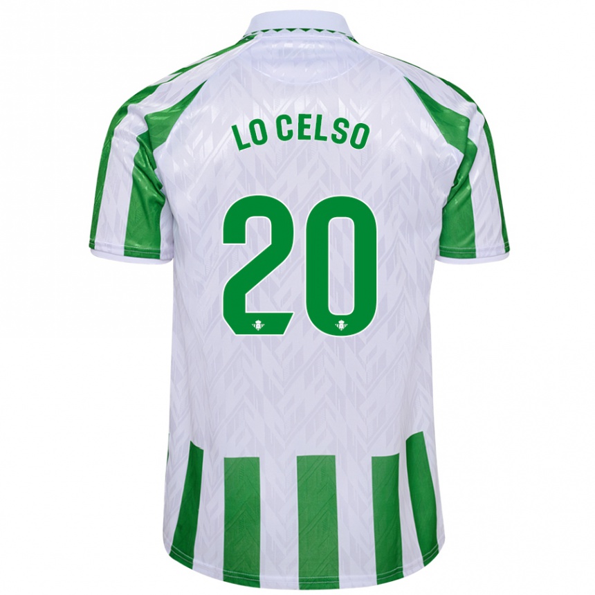 Vaikiškas Giovani Lo Celso #20 Balta Mėlyna Namų Marškinėliai 2024/25 T-Shirt