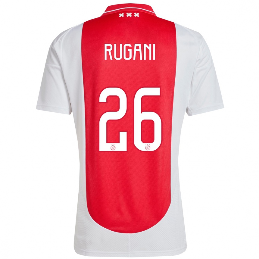 Vaikiškas Daniele Rugani #26 Raudona Balta Namų Marškinėliai 2024/25 T-Shirt