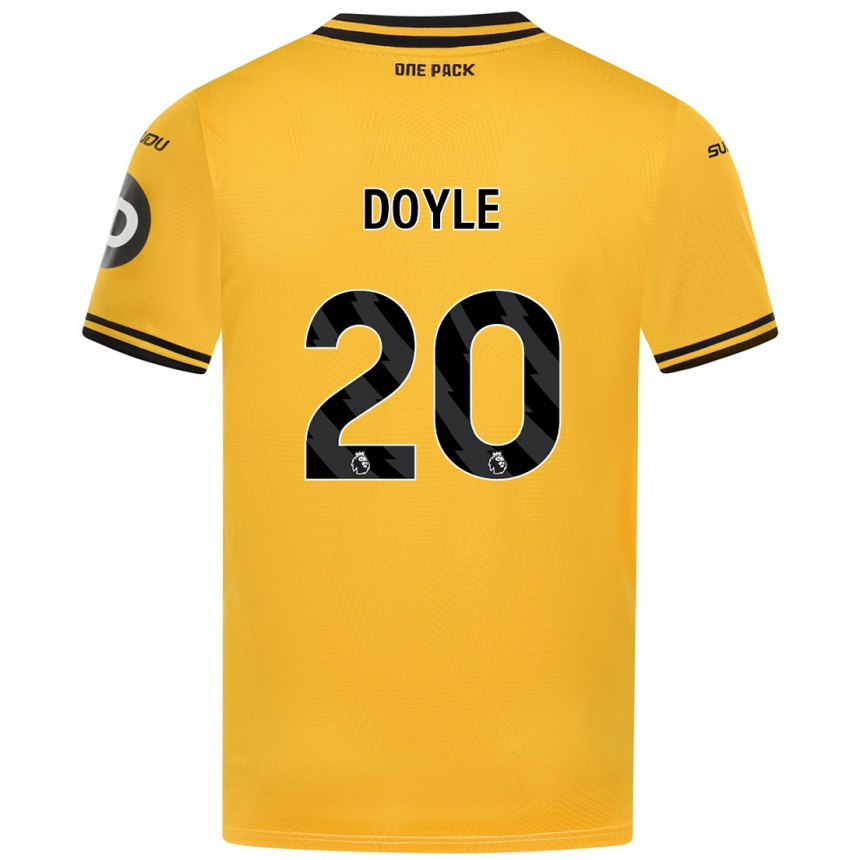 Vaikiškas Tommy Doyle #20 Geltona Namų Marškinėliai 2024/25 T-Shirt