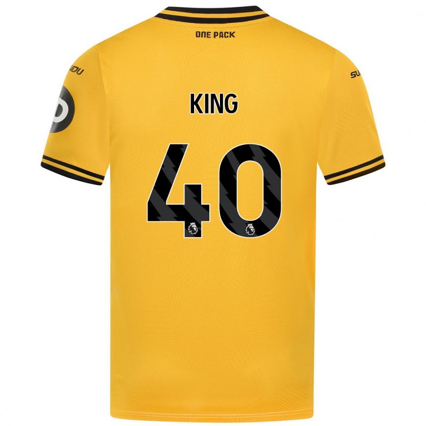 Vaikiškas Tom King #40 Geltona Namų Marškinėliai 2024/25 T-Shirt