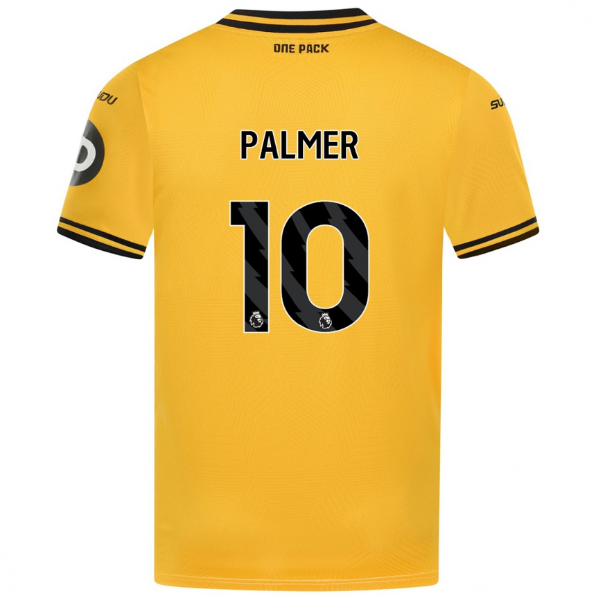 Vaikiškas Jamila Palmer #10 Geltona Namų Marškinėliai 2024/25 T-Shirt