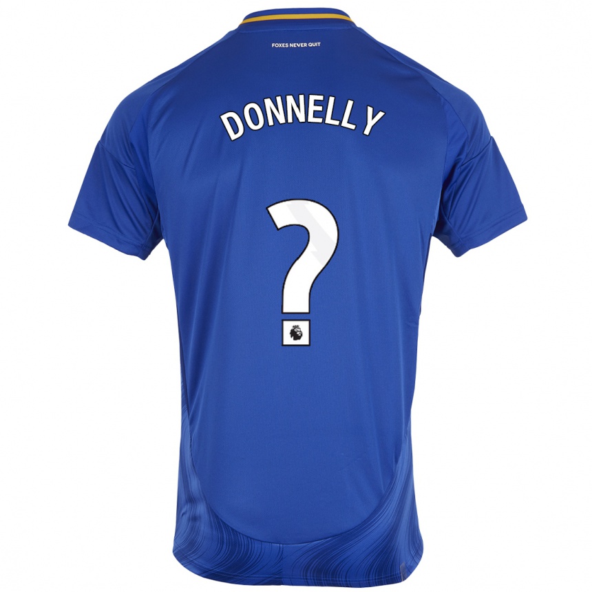 Vaikiškas Ryan Donnelly #0 Mėlyna Balta Namų Marškinėliai 2024/25 T-Shirt