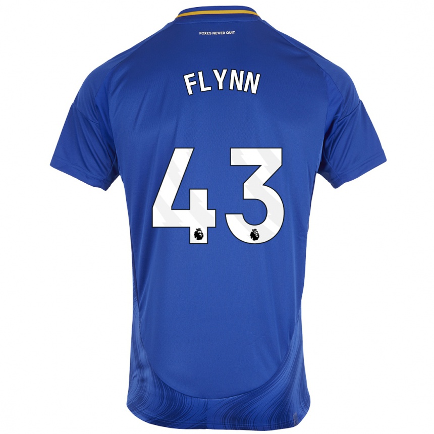 Vaikiškas Shane Flynn #43 Mėlyna Balta Namų Marškinėliai 2024/25 T-Shirt