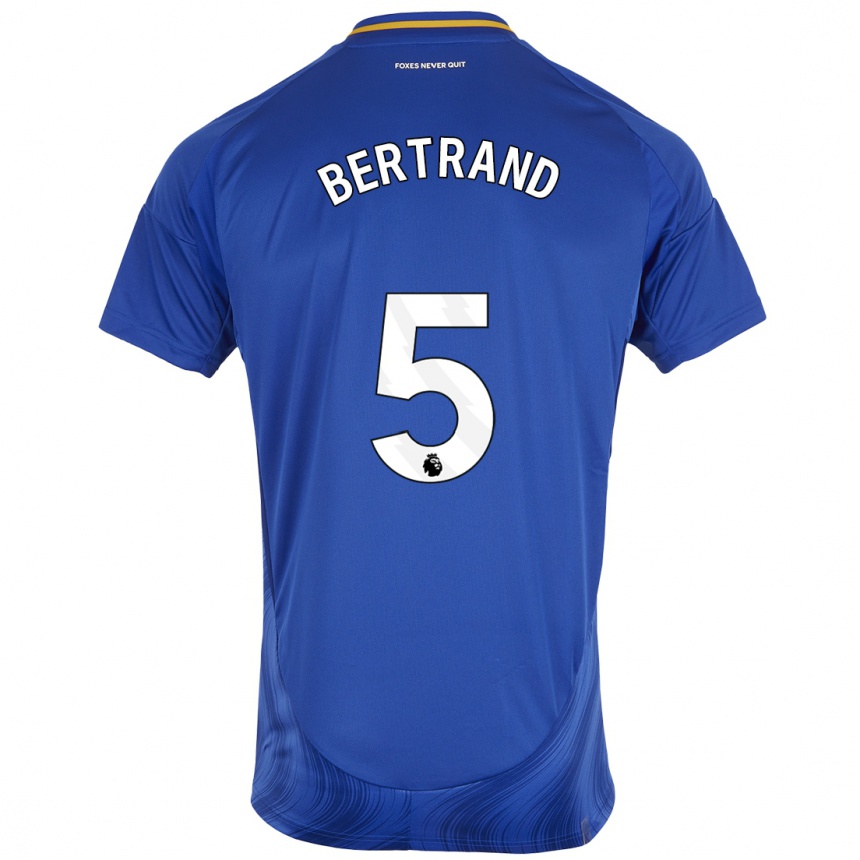 Vaikiškas Ryan Bertrand #5 Mėlyna Balta Namų Marškinėliai 2024/25 T-Shirt