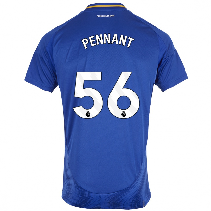 Vaikiškas Terrell Pennant #56 Mėlyna Balta Namų Marškinėliai 2024/25 T-Shirt