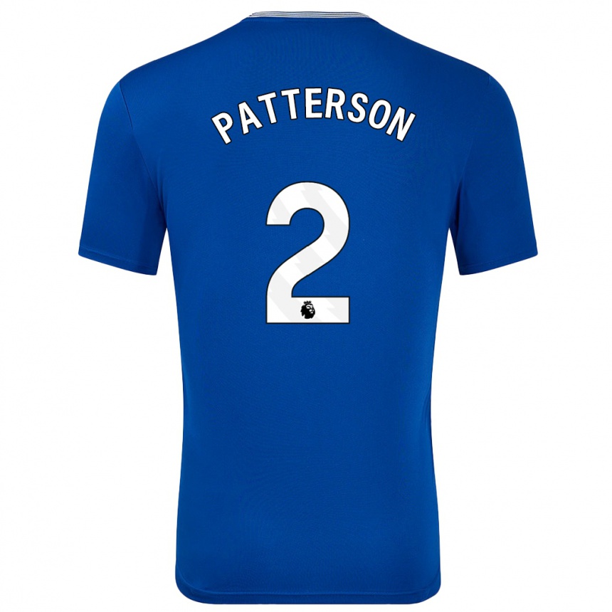 Vaikiškas Nathan Patterson #2 Mėlyna Su Namų Marškinėliai 2024/25 T-Shirt