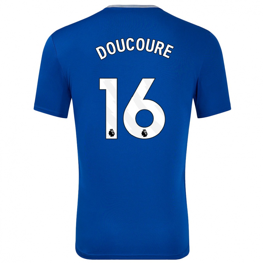 Vaikiškas Abdoulaye Doucouré #16 Mėlyna Su Namų Marškinėliai 2024/25 T-Shirt