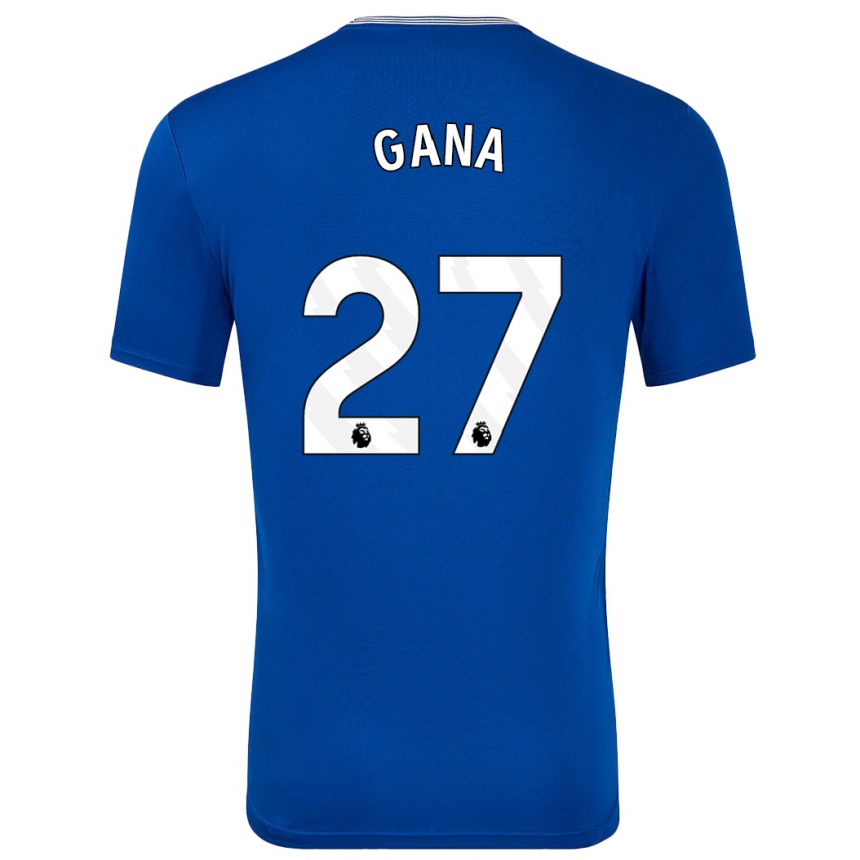 Vaikiškas Idrissa Gueye #27 Mėlyna Su Namų Marškinėliai 2024/25 T-Shirt