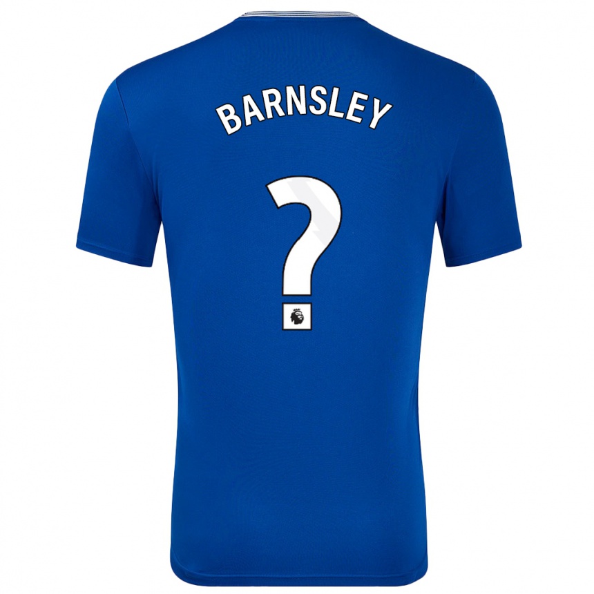 Vaikiškas Fraser Barnsley #0 Mėlyna Su Namų Marškinėliai 2024/25 T-Shirt