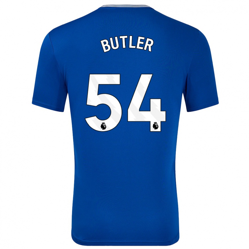 Vaikiškas Jack Butler #54 Mėlyna Su Namų Marškinėliai 2024/25 T-Shirt