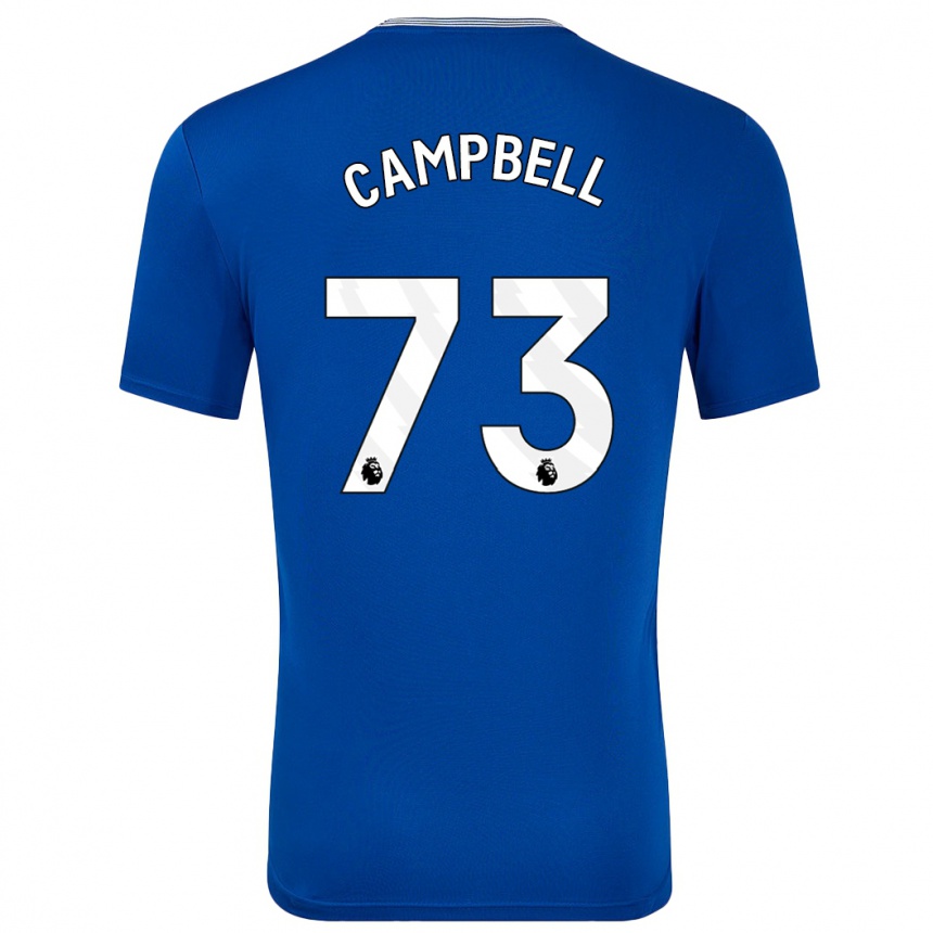 Vaikiškas Elijah Campbell #73 Mėlyna Su Namų Marškinėliai 2024/25 T-Shirt