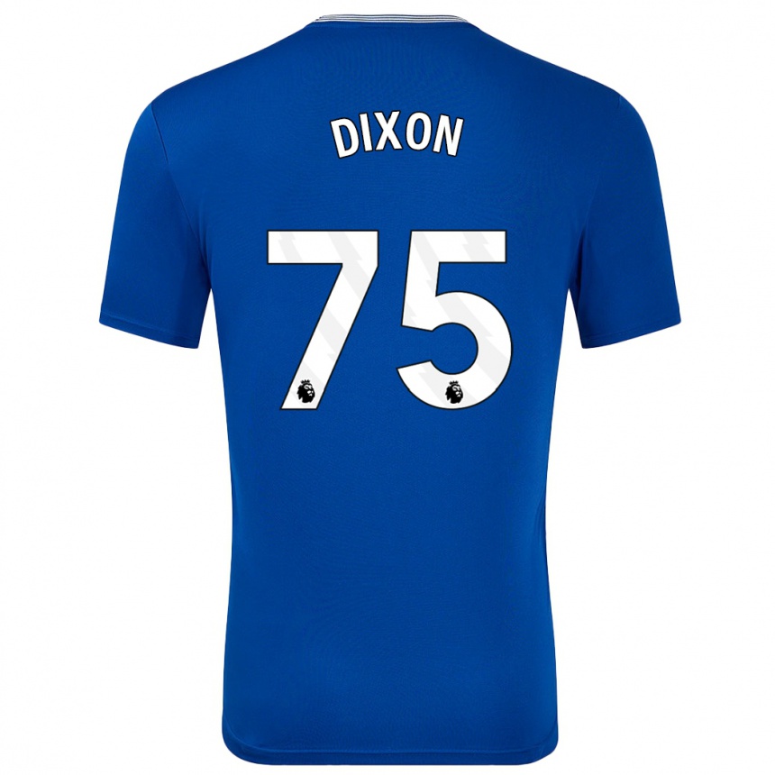 Vaikiškas Roman Dixon #75 Mėlyna Su Namų Marškinėliai 2024/25 T-Shirt