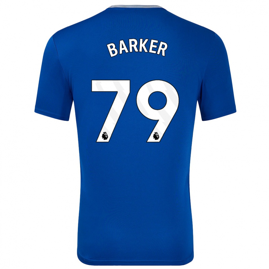 Vaikiškas Owen Barker #79 Mėlyna Su Namų Marškinėliai 2024/25 T-Shirt