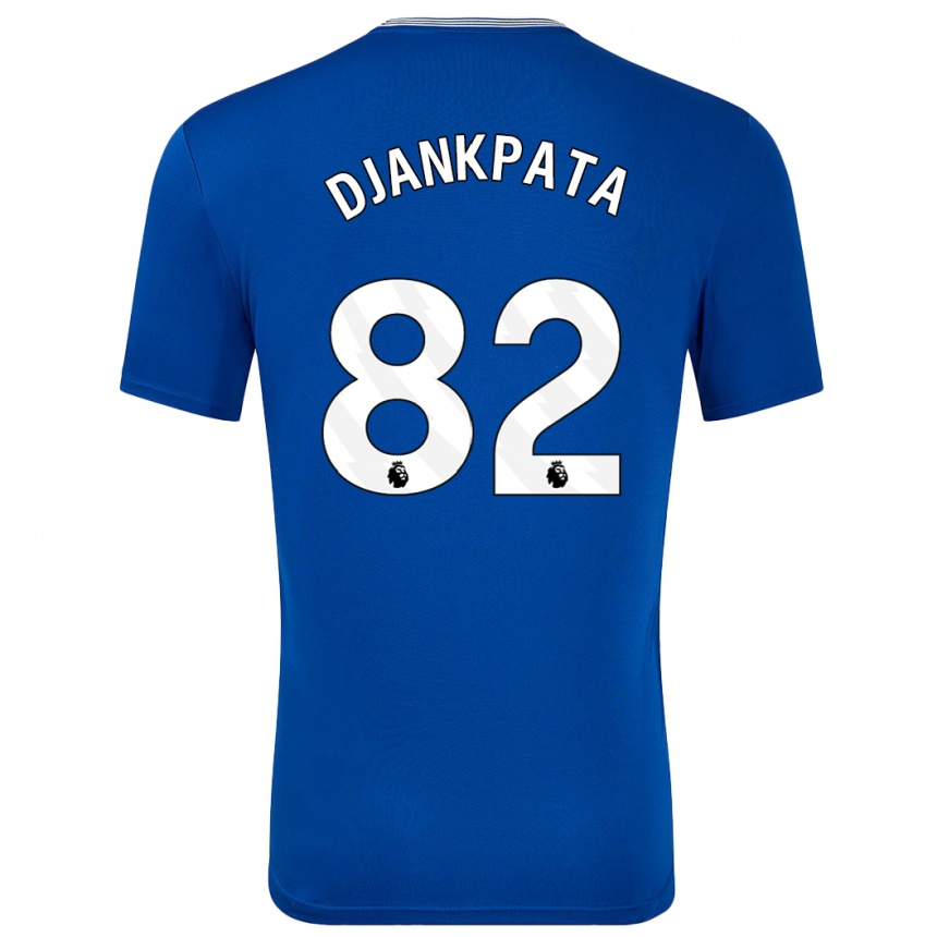 Vaikiškas Halid Djankpata #82 Mėlyna Su Namų Marškinėliai 2024/25 T-Shirt