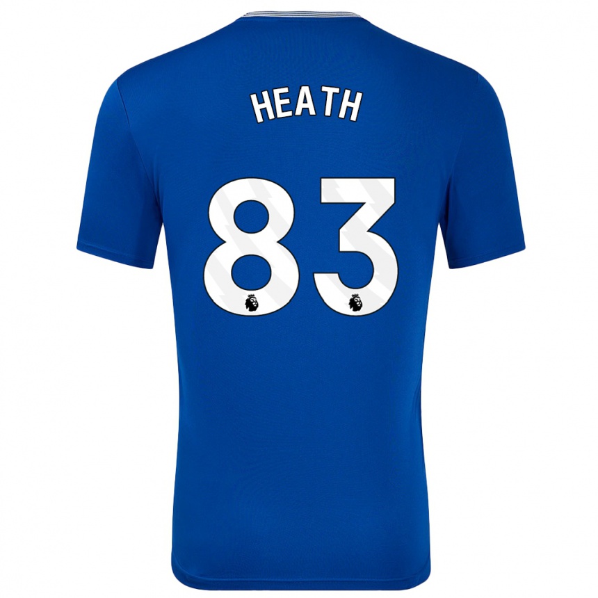 Vaikiškas Isaac Heath #83 Mėlyna Su Namų Marškinėliai 2024/25 T-Shirt