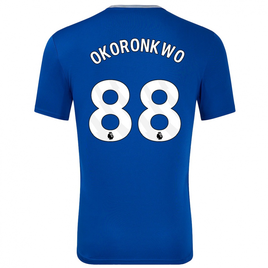 Vaikiškas Francis Okoronkwo #88 Mėlyna Su Namų Marškinėliai 2024/25 T-Shirt