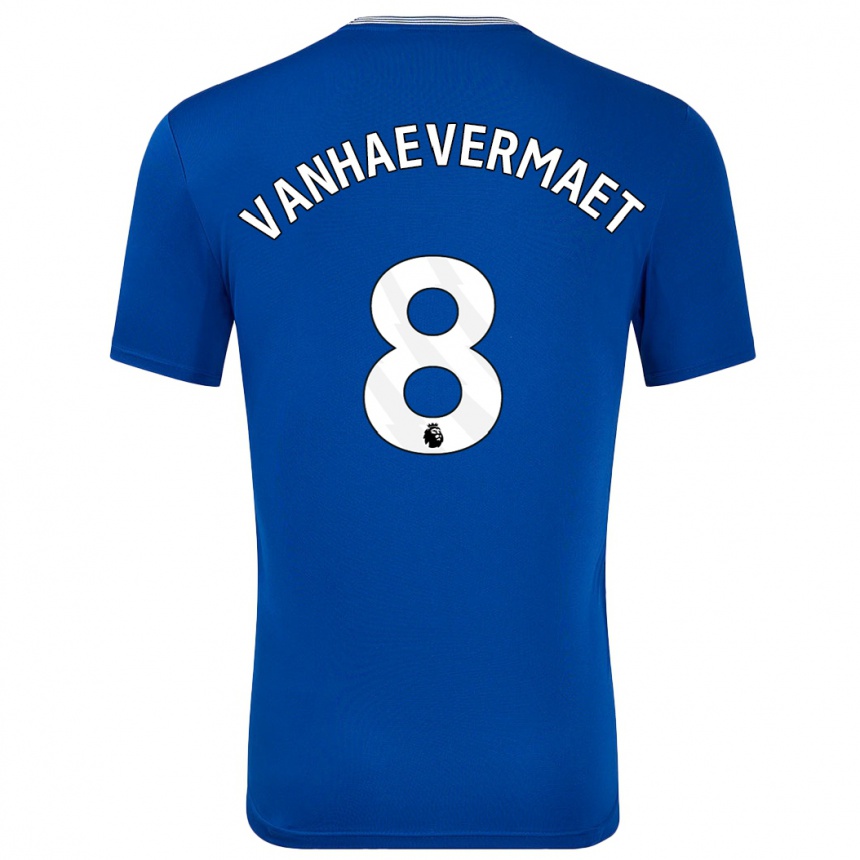 Vaikiškas Justine Vanhaevermaet #8 Mėlyna Su Namų Marškinėliai 2024/25 T-Shirt