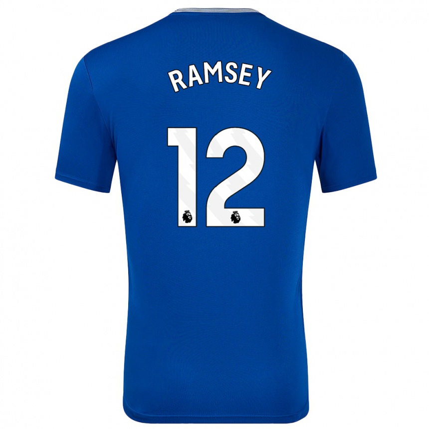 Vaikiškas Emily Ramsey #12 Mėlyna Su Namų Marškinėliai 2024/25 T-Shirt