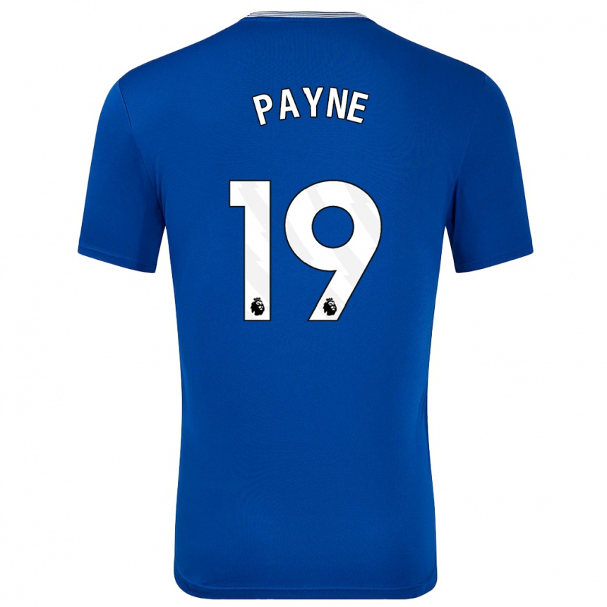 Vaikiškas Heather Payne #19 Mėlyna Su Namų Marškinėliai 2024/25 T-Shirt