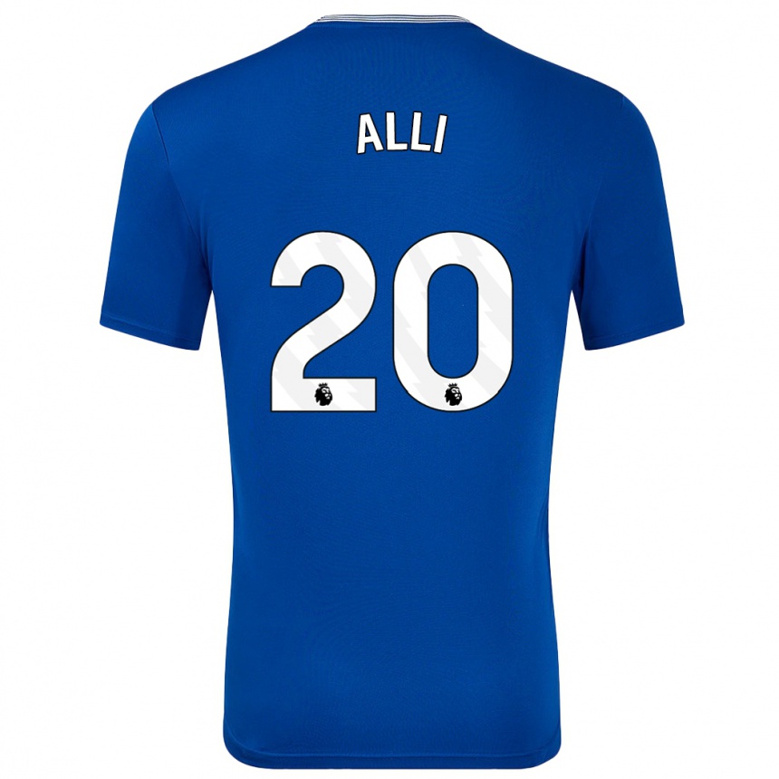 Vaikiškas Dele Alli #20 Mėlyna Su Namų Marškinėliai 2024/25 T-Shirt