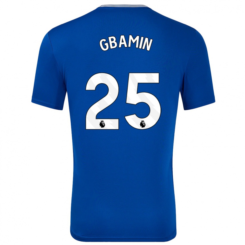 Vaikiškas Jean-Philippe Gbamin #25 Mėlyna Su Namų Marškinėliai 2024/25 T-Shirt