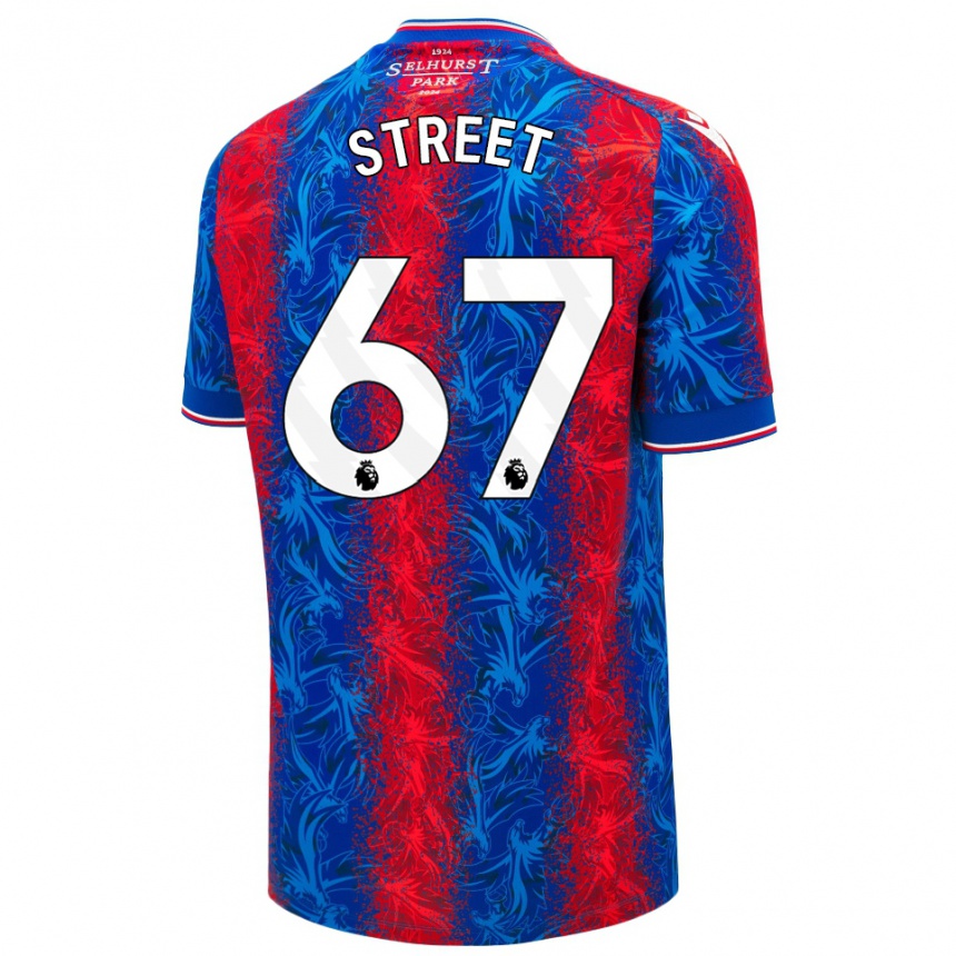 Vaikiškas Rob Street #67 Raudonos Mėlynos Juostelės Namų Marškinėliai 2024/25 T-Shirt