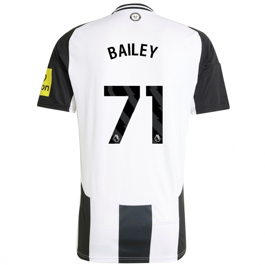 Vaikiškas Scott Bailey #71 Balta Juoda Namų Marškinėliai 2024/25 T-Shirt