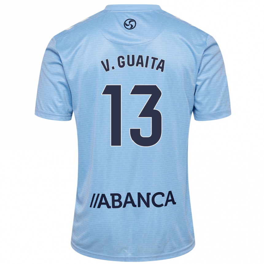 Vaikiškas Vicente Guaita #13 Dangaus Mėlyna Namų Marškinėliai 2024/25 T-Shirt