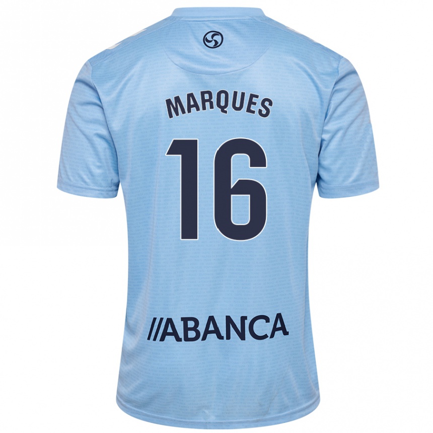 Vaikiškas 
Jailson Marques Siqueira #16 Dangaus Mėlyna Namų Marškinėliai 2024/25 T-Shirt