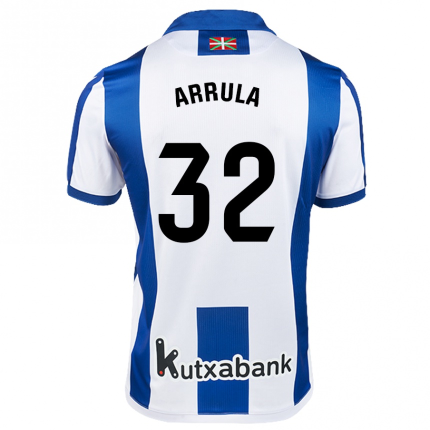 Vaikiškas Julia Arrula #32 Balta Mėlyna Namų Marškinėliai 2024/25 T-Shirt